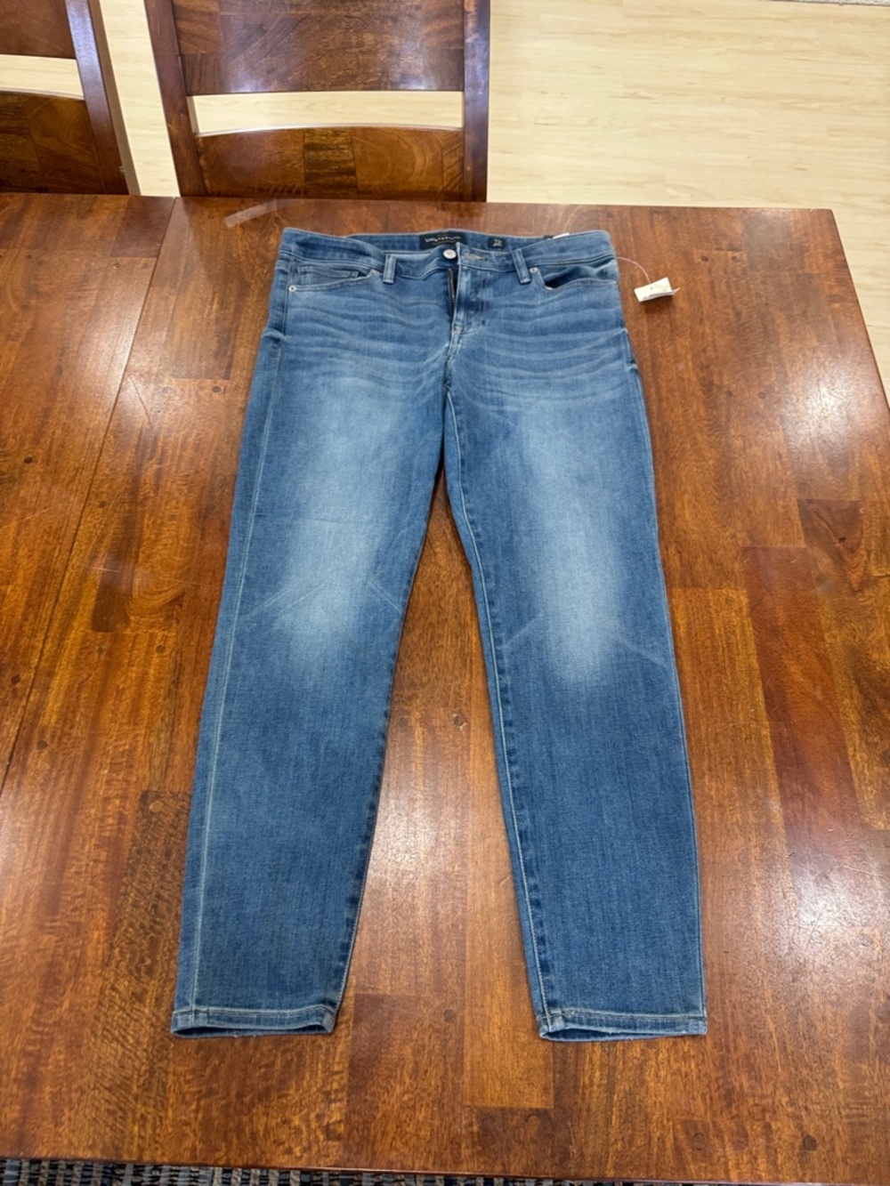 NWT Lucky Brand Stella Skinny Ankle Blue Slim Fit Low Rise Jeans size 12 / 31
